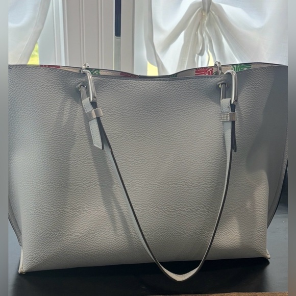 STEVE MADDEN Bdonna Tote Bag w/ pouch - Blue/Grey (Fog) - Picture 6 of 13